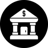 icono de vector de banco