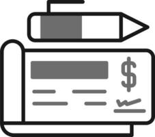 Checkbook Vector Icon