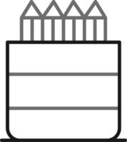 Pencil Holder Vector Icon