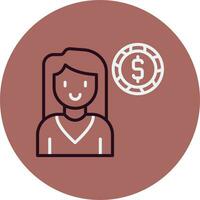 Financial Advisor Vector Icon