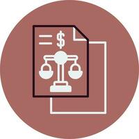 icono de vector legal