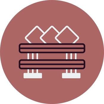 icono de vector de sofá