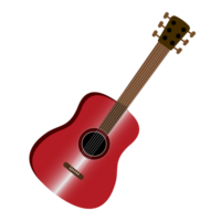 brilhante guitarra png ai generativo