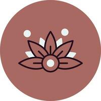 Lotus Flower Vector Icon