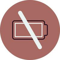 Empty Battery Vector Icon