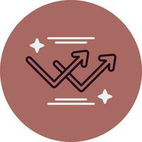 icono de vector de flechas