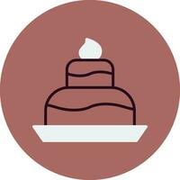 Wedding Cake Vector Icon