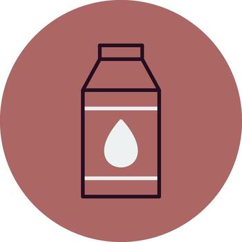 icono de vector de leche