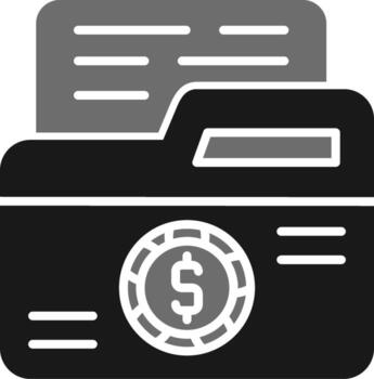 icono de vector de carpeta