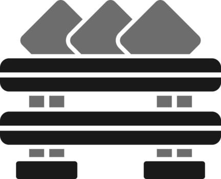 icono de vector de sofá