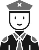 icono de vector de policía