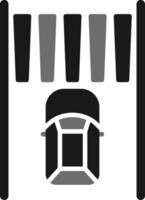Zebra Crossing Vector Icon
