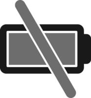 Empty Battery Vector Icon