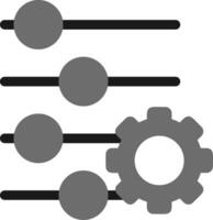 icono de vector de configuración