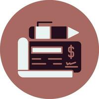 Checkbook Vector Icon