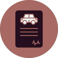 Driving License Vector Icon