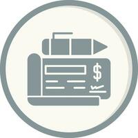 Checkbook Vector Icon