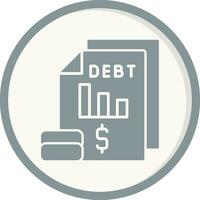 Debt Vector Icon