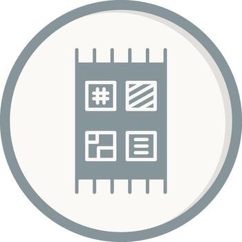 labor de retazos vector icono