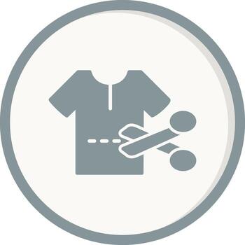 icono de vector de ropa