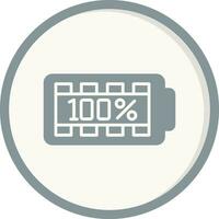 100 Percent Vector Icon