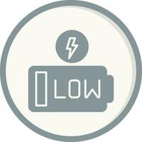 Low Battery Vector Icon