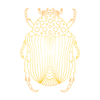 Golden beetle. Golden bug png