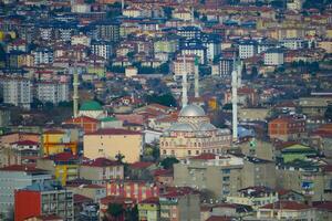arial ver de Estanbul asiático lado urbano edificio bloques foto