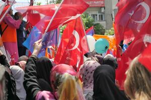 Turquía Estanbul 12 mayo 2023. elecciones Campaña para presidente tayyip Erdogan . foto