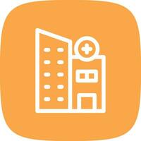 Hospital Property Creative Icon Design vector