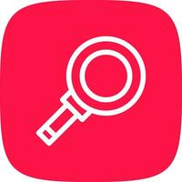 Magnifying Creative Icon Design vector