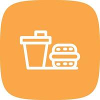 Take Away Creative Icon Design vector