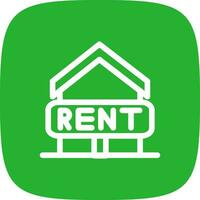 Rent Creative Icon Design vector