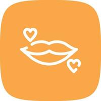 Lips Creative Icon Design vector