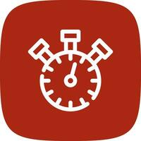 Stopwatch Creative Icon Design vector