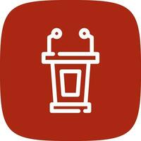 Lectern Creative Icon Design vector