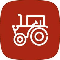 diseño de icono creativo de tractor vector