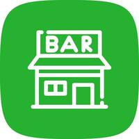 Bar Creative Icon Design vector