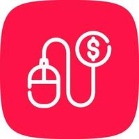 Pay Per Click Creative Icon Design vector