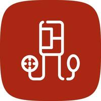 Blood Pressure Gauge Creative Icon Design vector