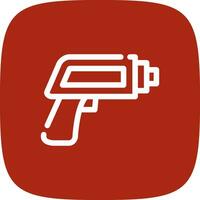 Thermometer Gun Creative Icon Design vector