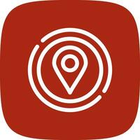 Location Pin Creative Icon Design vector