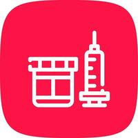 Vaccine Creative Icon Design vector