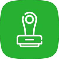 Stamp Creative Icon Design vector
