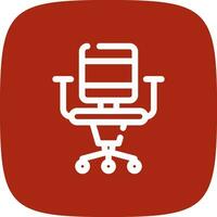 Office Chair Creative Icon Design vector