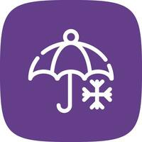 Umbrella Creative Icon Design vector