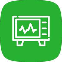 Cardiogram Creative Icon Design vector