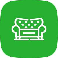 Sofa Creative Icon Design vector