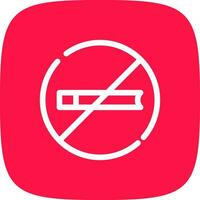 No Smoking Creative Icon Design vector