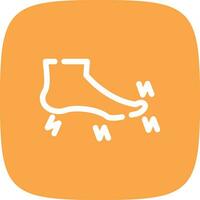 Foot Creative Icon Design vector